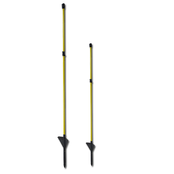 Стекловолоконный столбик Shockteq, 140 см 50pcs/bag